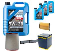 DENCKERMANN Controllo Set Liqui Moly Longtime 5W-30 8L Per BMW 3 Serie 320D 318D