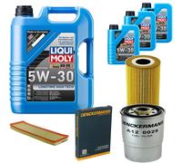 DENCKERMANN Controllo Set Liqui Moly Longtime 5W-30 8L Per BMW 3 Serie 325td
