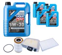 DENCKERMANN Controllo Set Liqui Moly Longtime 5W-30 9L Per Audi Q7 3.0 TFSI