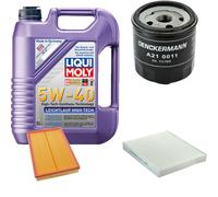 Denckermann Controllo Set Liqui Moly Scorrevolezza High-Tech 5W-40 5L per VW Fox