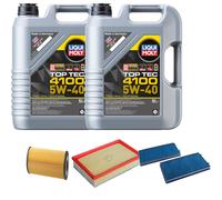 Denckermann Controllo Set Liqui Moly Top Tec 4100 5W-40 10L per BMW 7er