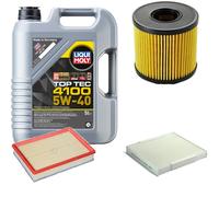 DENCKERMANN Controllo Set Liqui Moly Top Tec 4100 5W-40 5L Per Opel Meriva