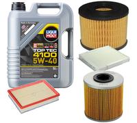 DENCKERMANN Controllo set Liqui Moly Top Tec 4100 5W-40 5L per Opel Meriva