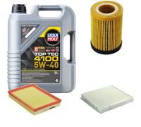 DENCKERMANN Controllo Set Liqui Moly Top Tec 4100 5W-40 5L Per Opel Meriva