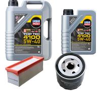 DENCKERMANN Controllo set Liqui Moly Top Tec-4100 5W-40 6L per Dacia Duster
