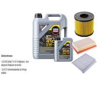 Denckermann Controllo Set Liqui Moly Top Tec 4100 5W-40 6L per di Fiat 500L