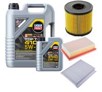 DENCKERMANN Controllo Set Liqui Moly Top Tec 4100 5W-40 6L Per Fiat 500L 1.4