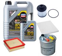 DENCKERMANN Controllo Set Liqui Moly Top Tec 4100 5W-40 6L Per Opel Corsa E