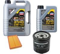 DENCKERMANN Controllo Set Liqui Moly Top Tec 4100 5W-40 6L Per VW Fox 1.4