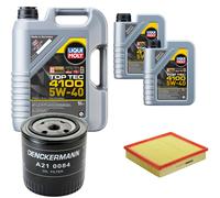 DENCKERMANN Controllo Set Liqui Moly Top Tec 4100 5W-40 7L Per Audi A8 2.8