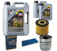 Denckermann Controllo Set Liqui Moly Top Tec 4100 5W-40 7L per BMW X5 3.0d