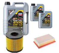 DENCKERMANN Controllo Set Liqui Moly Top Tec 4100 5W-40 7L Per Fiat 500L 1.4