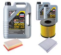 DENCKERMANN Controllo Set Liqui Moly Top Tec 4100 5W-40 7L Per Fiat 500L 1.4