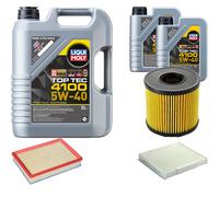 DENCKERMANN Controllo Set Liqui Moly Top Tec 4100 5W-40 7L Per Opel Meriva