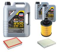 DENCKERMANN Controllo Set Liqui Moly Top Tec 4100 5W-40 7L Per Opel Meriva