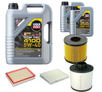 DENCKERMANN Controllo Set Liqui Moly Top Tec 4100 5W-40 7L Per Opel Meriva
