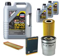 DENCKERMANN Controllo Set Liqui Moly Top Tec 4100 5W-40 8L Per BMW 3 Serie 325td