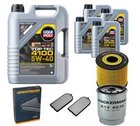 DENCKERMANN Controllo Set Liqui Moly Top Tec 4100 5W-40 9L Per BMW 7 Serie 730d