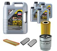Denckermann Controllo Set Liqui Moly Top Tec 4100 5W-40 9L per BMW 7er 725tds