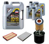 DENCKERMANN Controllo Set Liqui Moly Top Tec 4100 5W-40 9L Per Mercedes-Benz