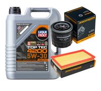 DENCKERMANN Controllo Set Liqui Moly Top Tec 4200 5W-30 5L Per KIA Carens II