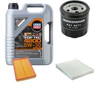 DENCKERMANN Controllo Set Liqui Moly Top Tec 4200 5W-30 5L Per VW Fox 1.4