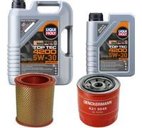 DENCKERMANN Controllo Set Liqui Moly Top Tec 4200 5W-30 6L Per Renault 25 2.2