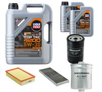 DENCKERMANN Controllo Set Liqui Moly Top Tec 4200 5W-30 7L Per Audi 80 2.0 E