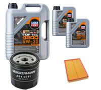 DENCKERMANN Controllo Set Liqui Moly Top Tec 4200 5W-30 7L Per VW Fox 1.4