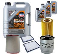 DENCKERMANN Controllo Set Liqui Moly Top Tec 4200 5W-30 8L Per BMW 5 Serie 520d
