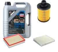 DENCKERMANN Controllo Set Liqui Moly Top Tec 4600 5W-30 5L Per Opel Meriva