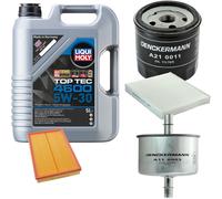 DENCKERMANN Controllo Set Liqui Moly Top Tec 4600 5W-30 5L Per VW Fox 1.4