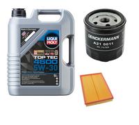 DENCKERMANN Controllo Set Liqui Moly Top Tec 4600 5W-30 5L Per VW Fox 1.4