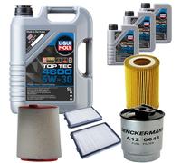 DENCKERMANN Controllo Set Liqui Moly Top Tec 4600 5W-30 8L Per BMW 5 Serie 520d