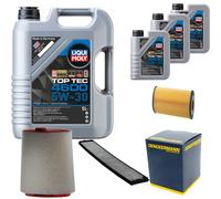DENCKERMANN Controllo Set Liqui Moly Top Tec 4600 5W-30 8L Per BMW X3 2.0D