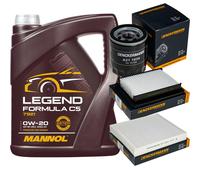 DENCKERMANN Controllo Set MANNOL 0W-20 Legend Formula C5 5L Per Opel Karl 1.0