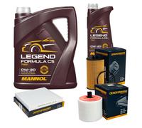 DENCKERMANN Controllo Set MANNOL 0W-20 Legend Formula C5 6L Per Opel Astra K