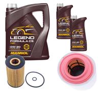 DENCKERMANN Controllo Set MANNOL 0W-20 Legend Formula C5 7L Per Opel Astra K