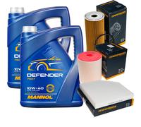 DENCKERMANN Controllo Set MANNOL 10W-40 10L Per Audi A6 Avant S6 Quattro A7