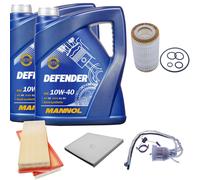DENCKERMANN Controllo Set MANNOL 10W-40 10L Per Mercedes E-Klasse CLS