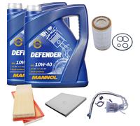 DENCKERMANN Controllo Set MANNOL 10W-40 10L Per Mercedes E-Klasse CLS