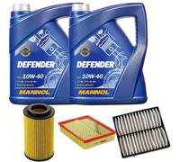 DENCKERMANN Controllo Set MANNOL 10W-40 10L Per Mercedes M-Klasse ML 320
