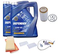 DENCKERMANN Controllo Set MANNOL 10W-40 10L Per Mercedes M-Klasse ML 350