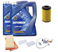 DENCKERMANN Controllo Set MANNOL 10W-40 10L Per Mercedes M-Klasse ML 350