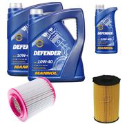 DENCKERMANN Controllo Set MANNOL 10W-40 11L Per Audi A8 3.0 TDI Quattro