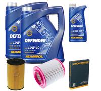 DENCKERMANN Controllo Set MANNOL 10W-40 11L Per Audi A8 3.0 TDI Quattro