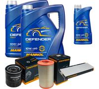 DENCKERMANN Controllo Set MANNOL 10W-40 11L Per Citroën Jumper Kasten 2.2 HDi