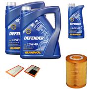 DENCKERMANN Controllo Set MANNOL 10W-40 11L Per Mercedes GLK-Klasse 320