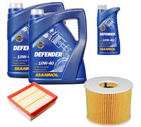 DENCKERMANN Controllo Set MANNOL 10W-40 11L Per Mercedes M-Klasse ML 420