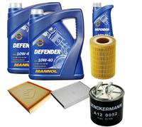DENCKERMANN Controllo Set MANNOL 10W-40 11L Per Mercedes Sprinter 35-T